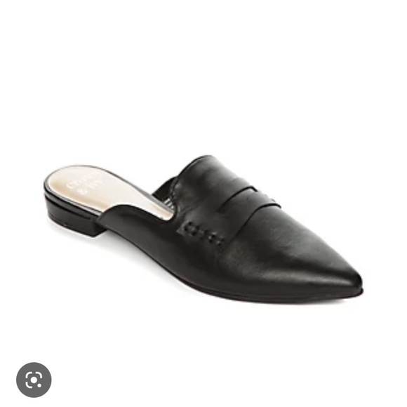 crown & ivy Shoes - NEW “Crown & Ivy “ Tammy black pointed toe mule; size 7.5